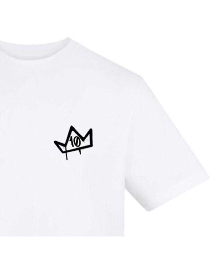 Unisex Adult Bellingham 10 Crown T-shirt White AWD