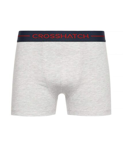 Boxers warbler homme rouge / gris chiné / bleu marine Crosshatch Crosshatch