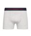 Pack of 3  Mens warbler boxer shorts  red/grey marl/navy Crosshatch