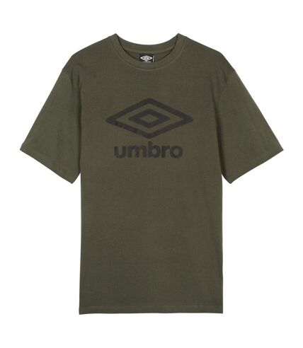 Umbro Mens Core Big Logo T-Shirt (Forest Night/Black)
