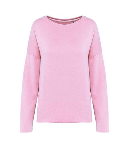 Sweat femme rose pâle Kariban