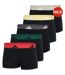 Pack Of 5  Mens Active Flex Boxer Shorts  Black Multicoloured Adidas-2