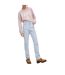 Womens/ladies Gayang Relaxed Fit Jeans Turquoise Hugo-1