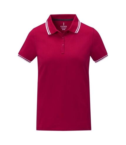 Womens/ladies amarago short-sleeved polo shirt red Elevate