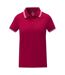 Elevate Womens/Ladies Amarago Short-Sleeved Polo Shirt (Red)