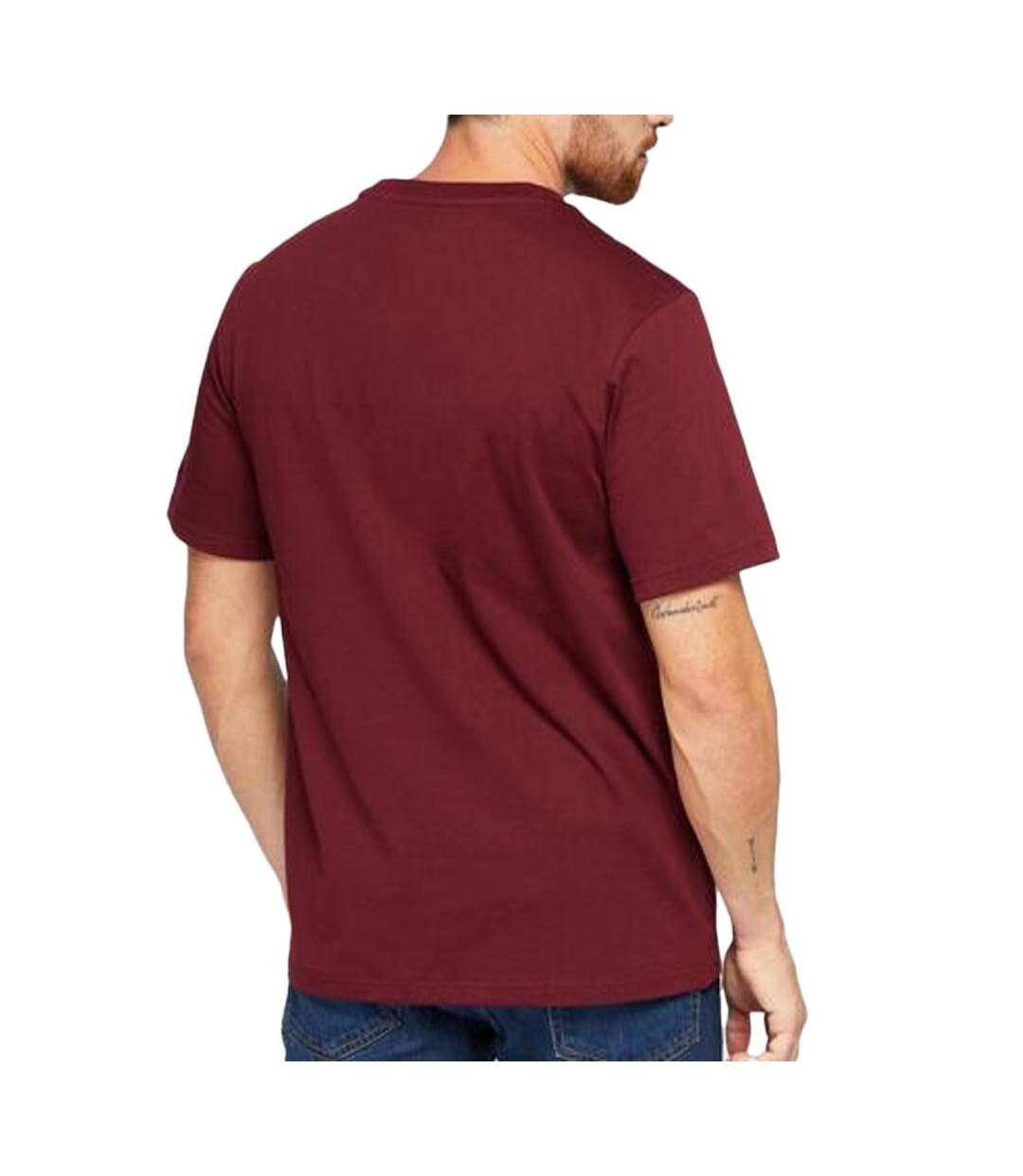 T-Shirt bordeaux homme converse deep-2