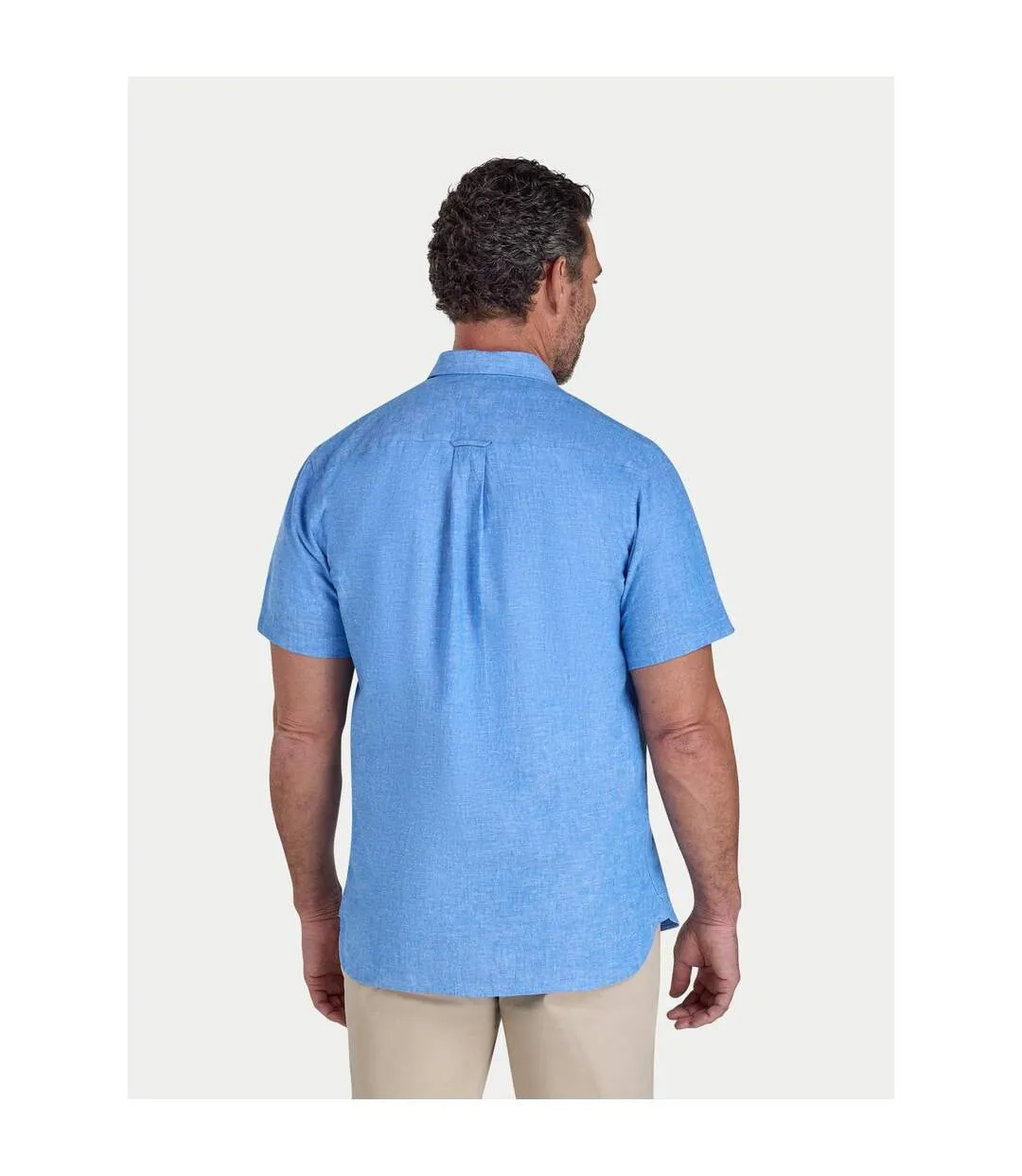 Chemise Homme Bleu Électrique Raging Bull-2