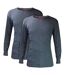 2 Pack Mens Long Sleeve Thermal Top for Winter-1