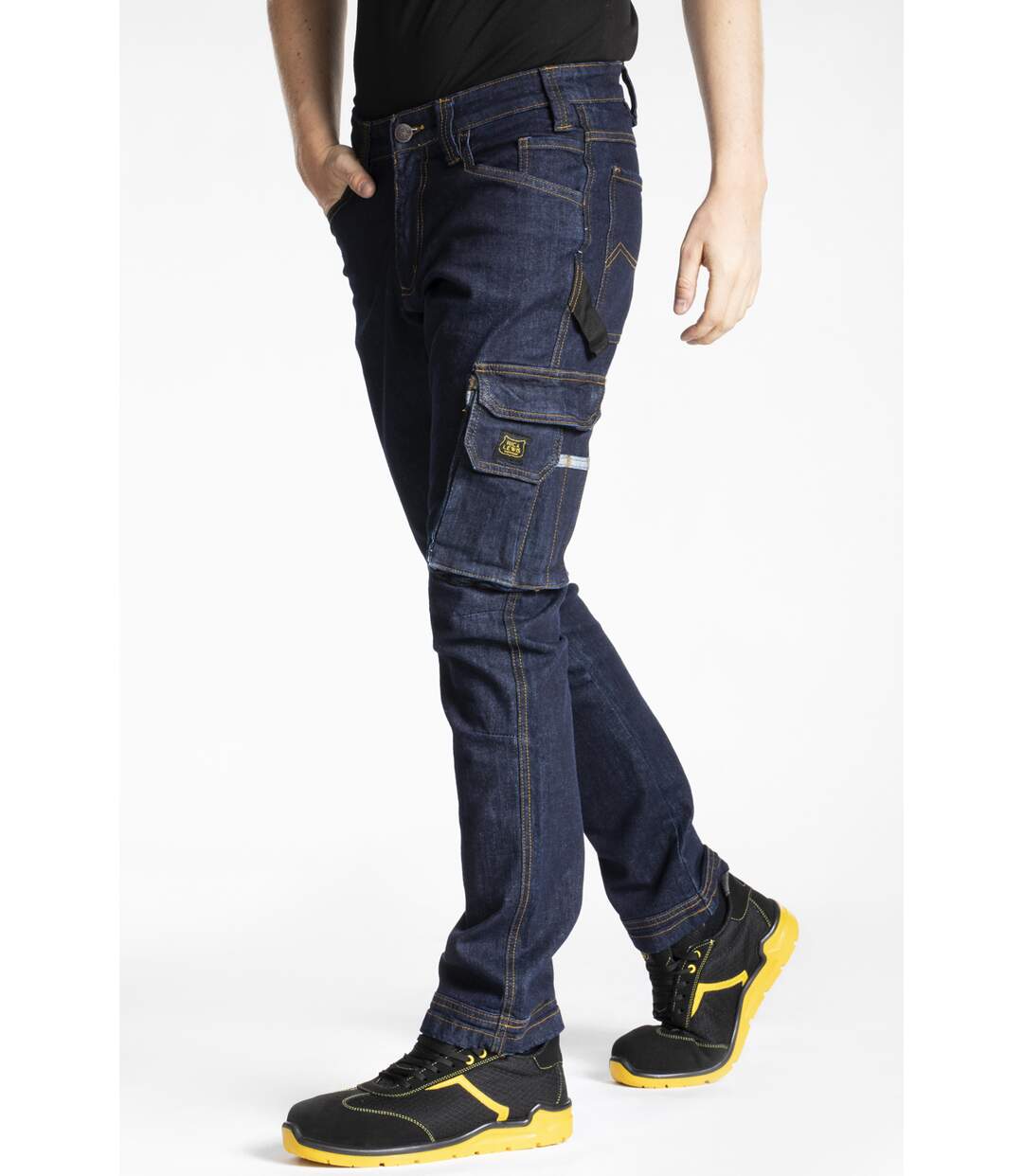 Jeans de travail multi poches stretch brut JOBA 'Rica Lewis'