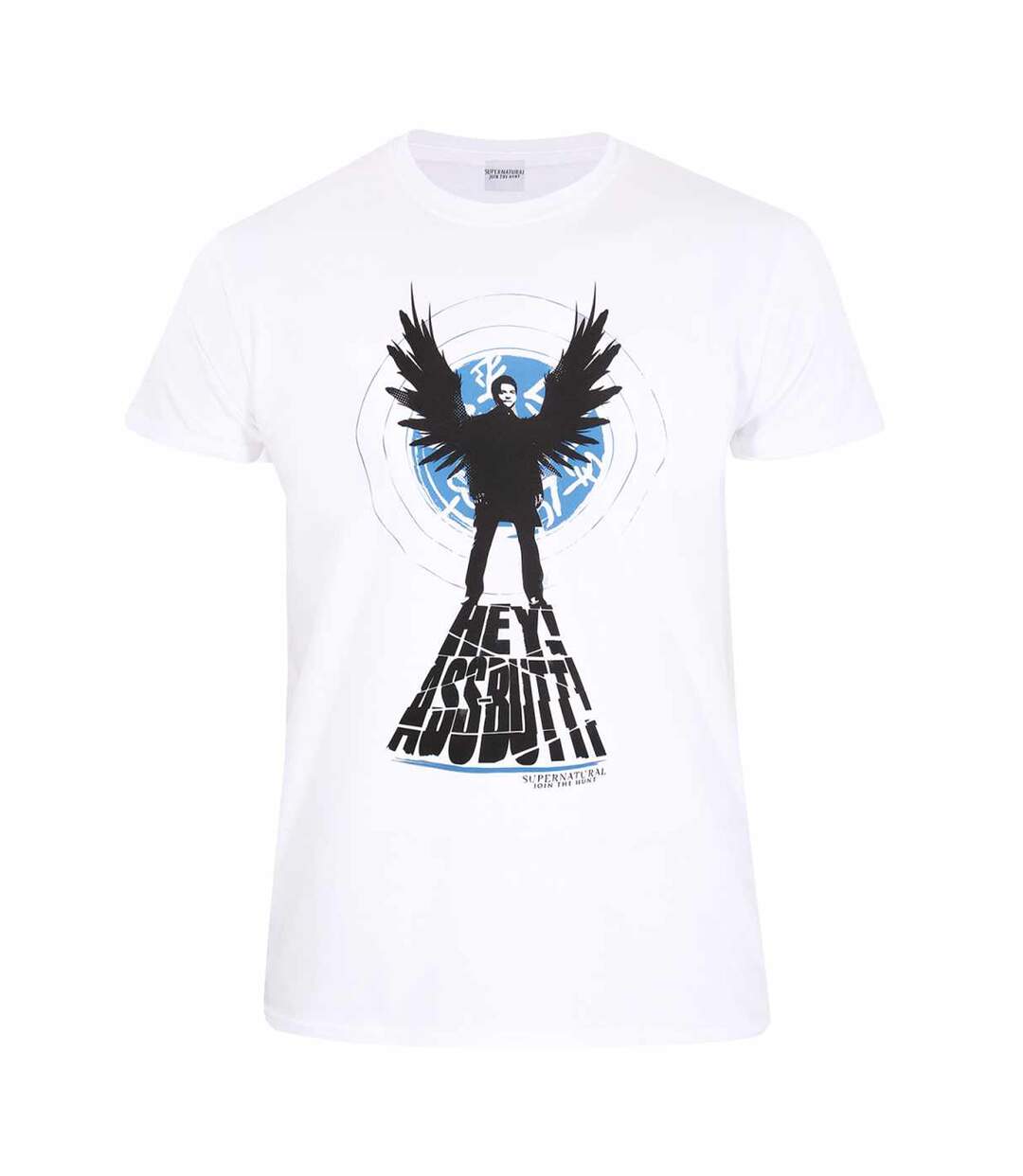 T-shirt assbutt adulte blanc Supernatural-1