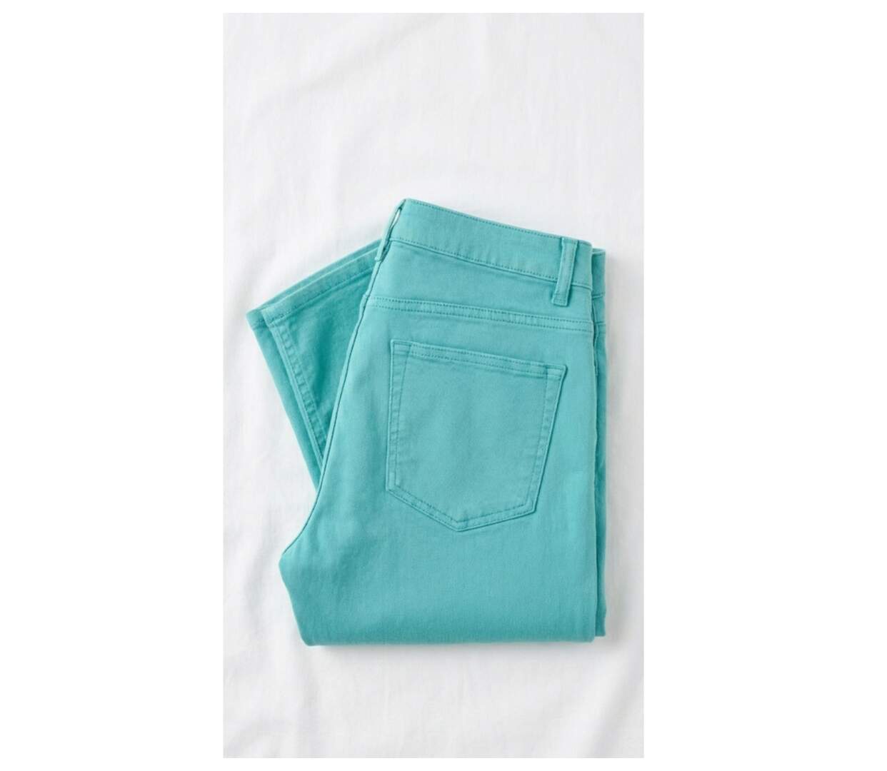 Pantalon Ultra Stretch Bleu Aqua – Effet Jean & Confort Absolu-4