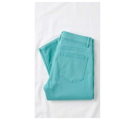 Pantalon Ultra Stretch Bleu Aqua – Effet Jean & Confort Absolu