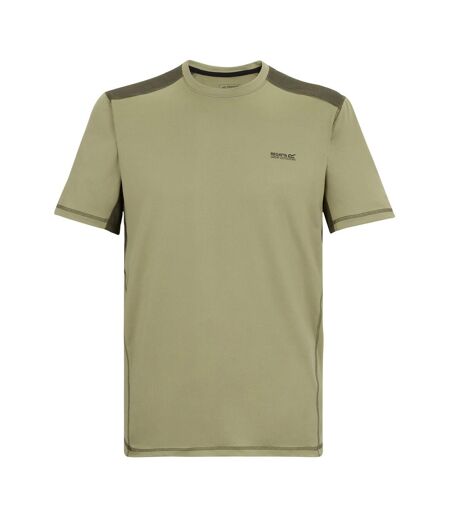 T-shirt Virda Homme Vert Pâle Kaki Foncé Regatta