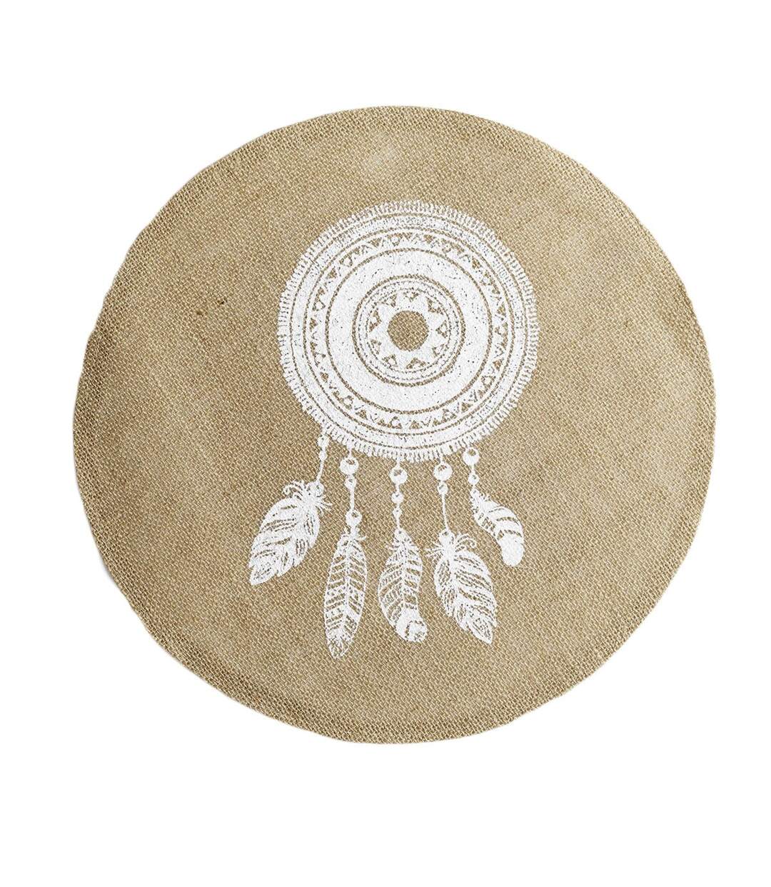 Set de Table Jute Rond Indila 38cm Naturel-1