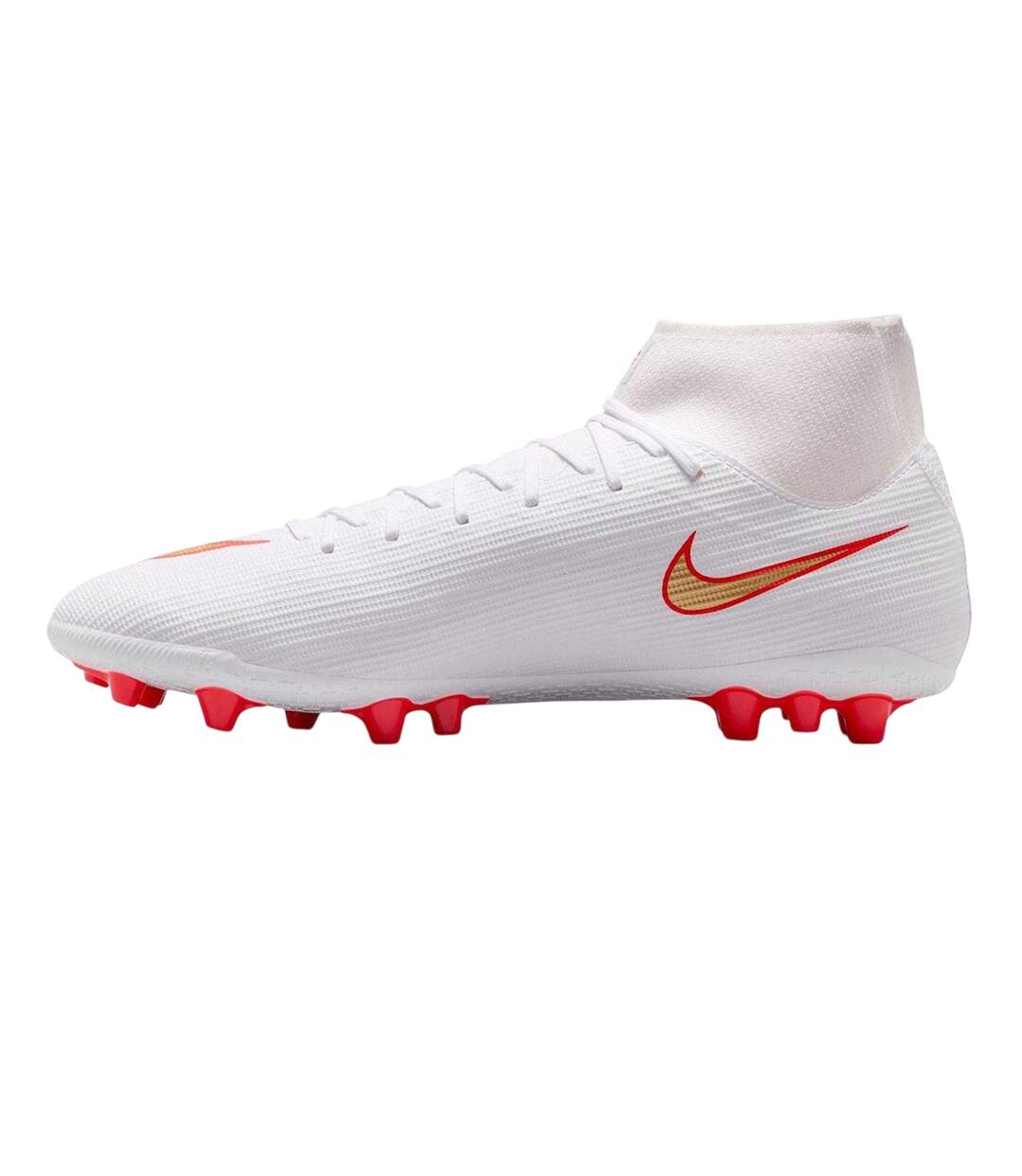 Chaussures De Foot Pour Terrain Artificiel Mercurial Academy Homme Blanc Rouge Nike-3