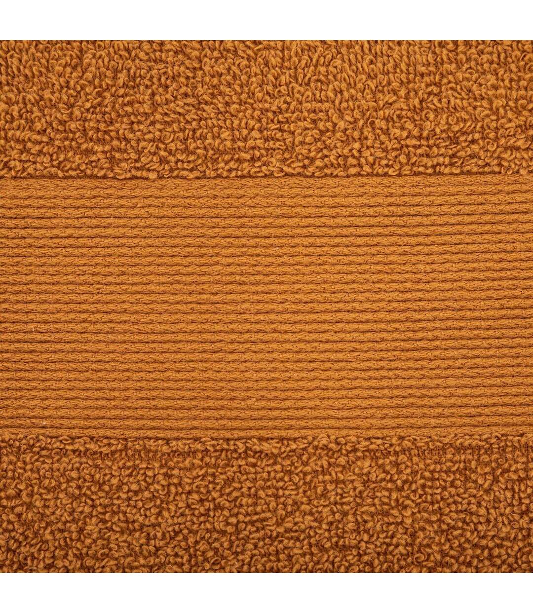 Serviette de Toilette Confort 50x90cm Cannelle-2