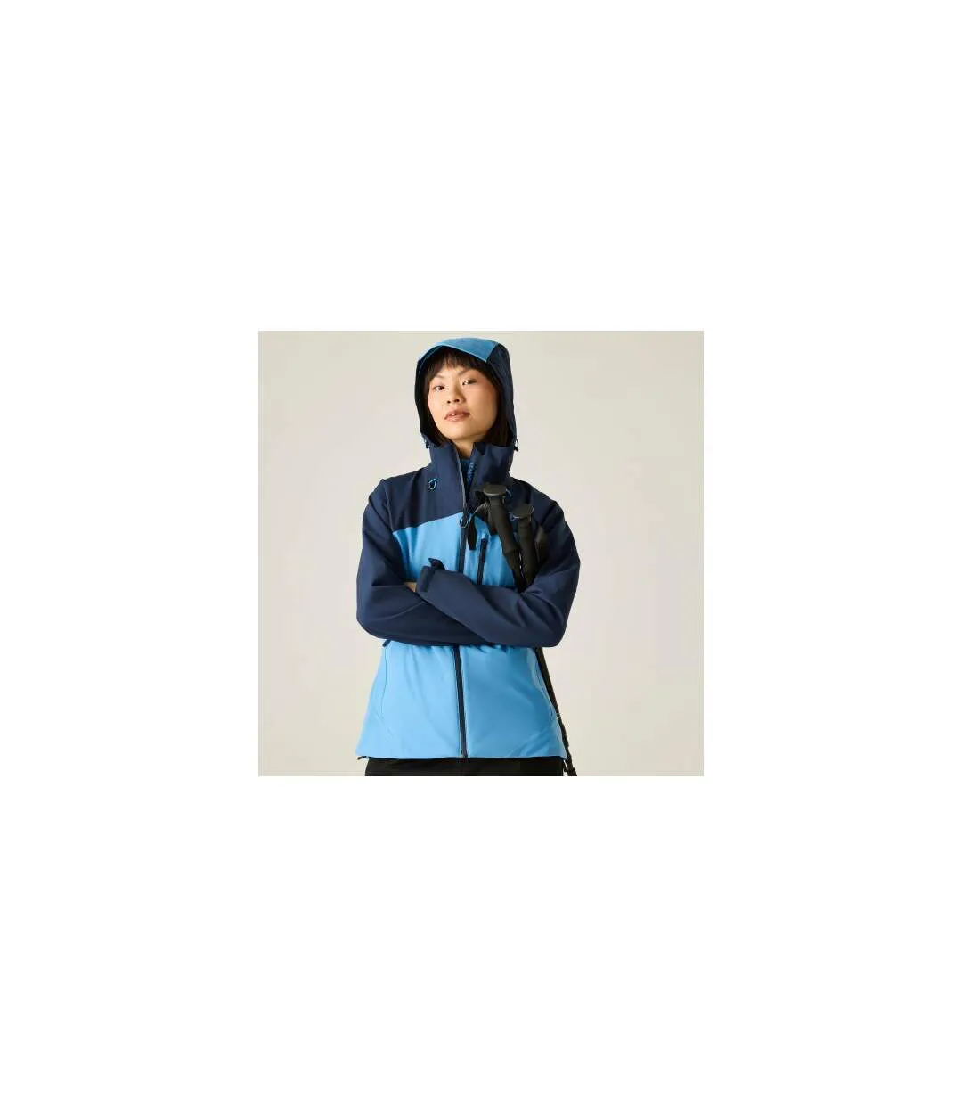 Veste À Capuche Motif/style Logo Torrek Femme Bleu Clair Bleu Marine Dare 2B-1