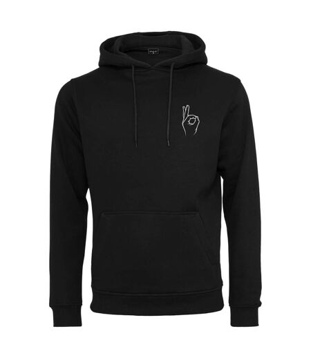 Sweat À Capuche Easy Sign Pour Hommes Noir Mister Tee