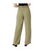 Womens/ladies paperbag trousers khaki green Dorothy Perkins