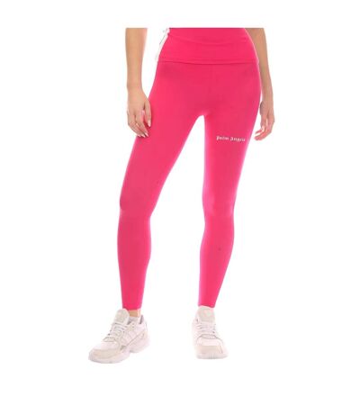 Womens/ladies leggings fuchsia/white Palm Angels