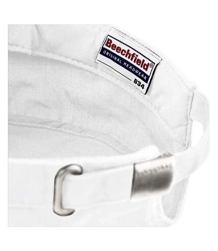 Casquette armée 100% coton adulte unisexe blanc Beechfield