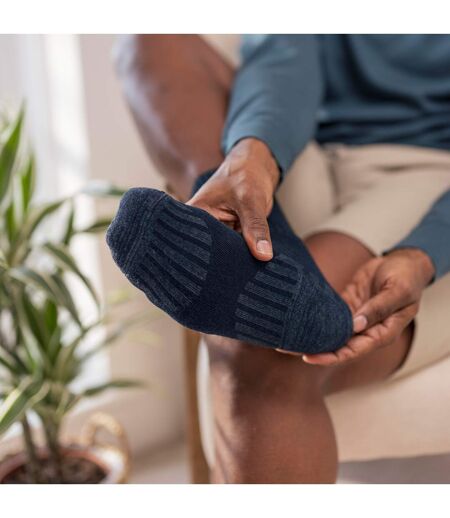 IOMI - Homme Chaussettes Diabetiques Laine Merino Extra Large Randonee