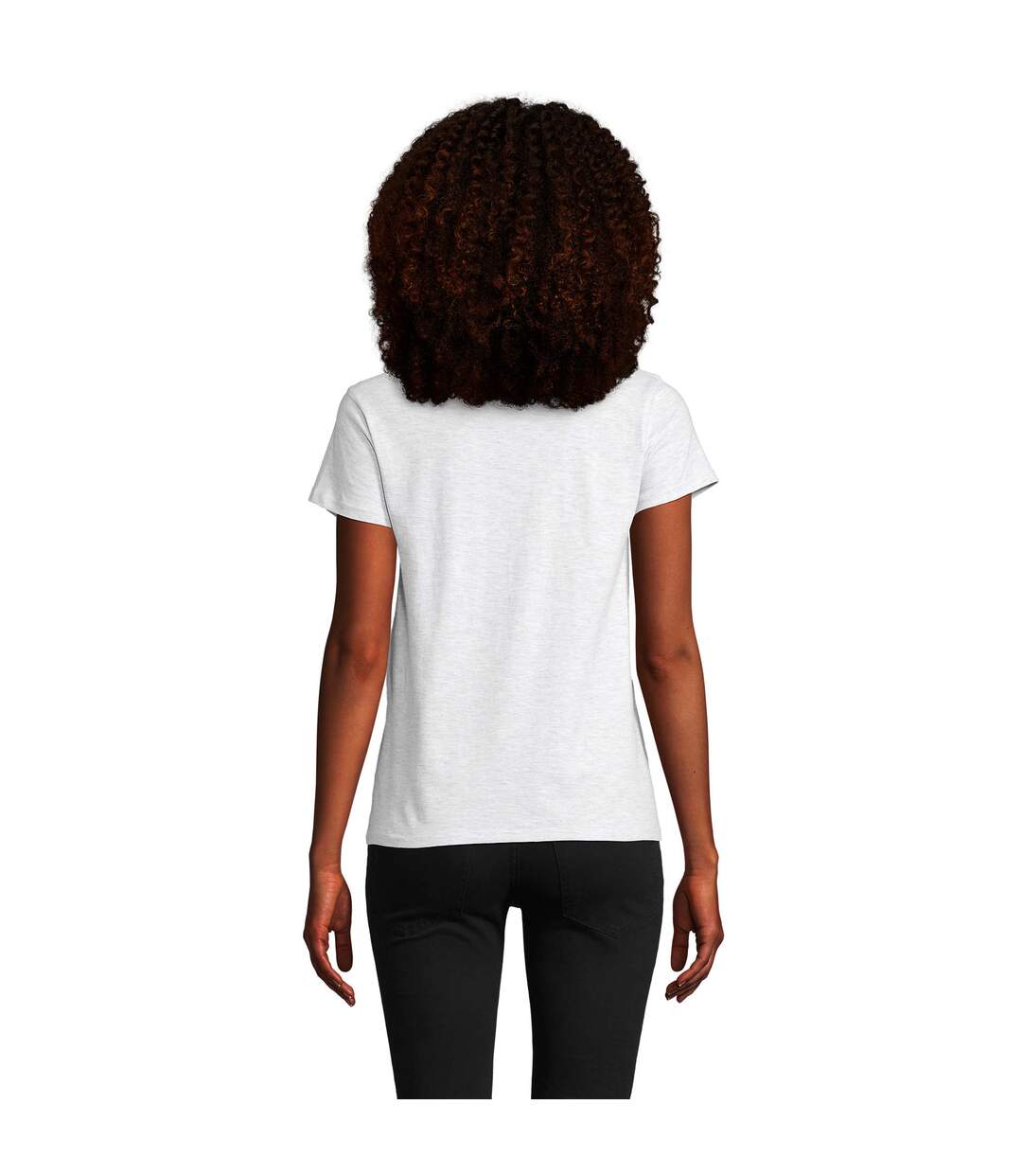 T-shirt Crusader Femme Cendre SOLS-2