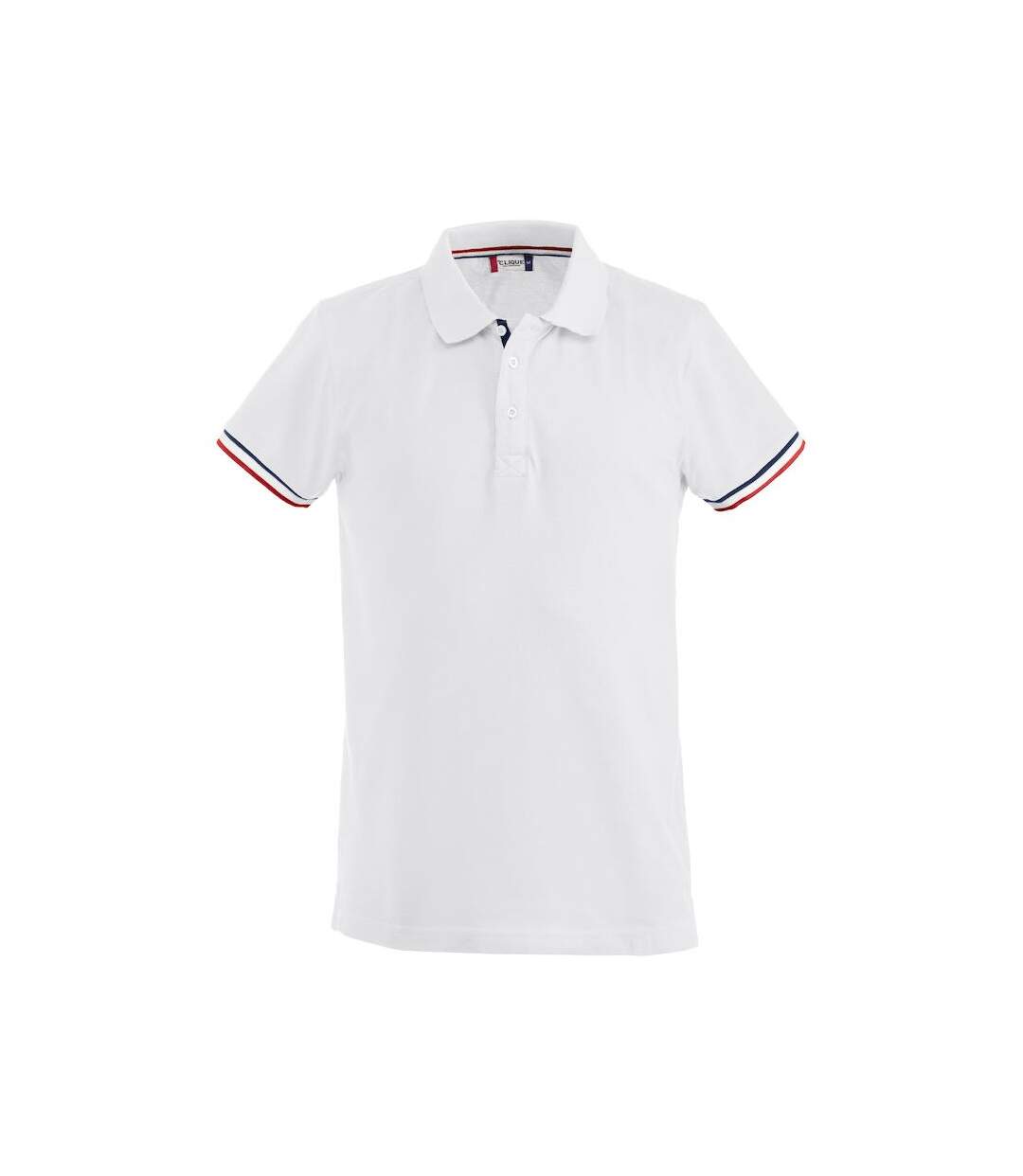 Polo newton homme blanc Clique-1