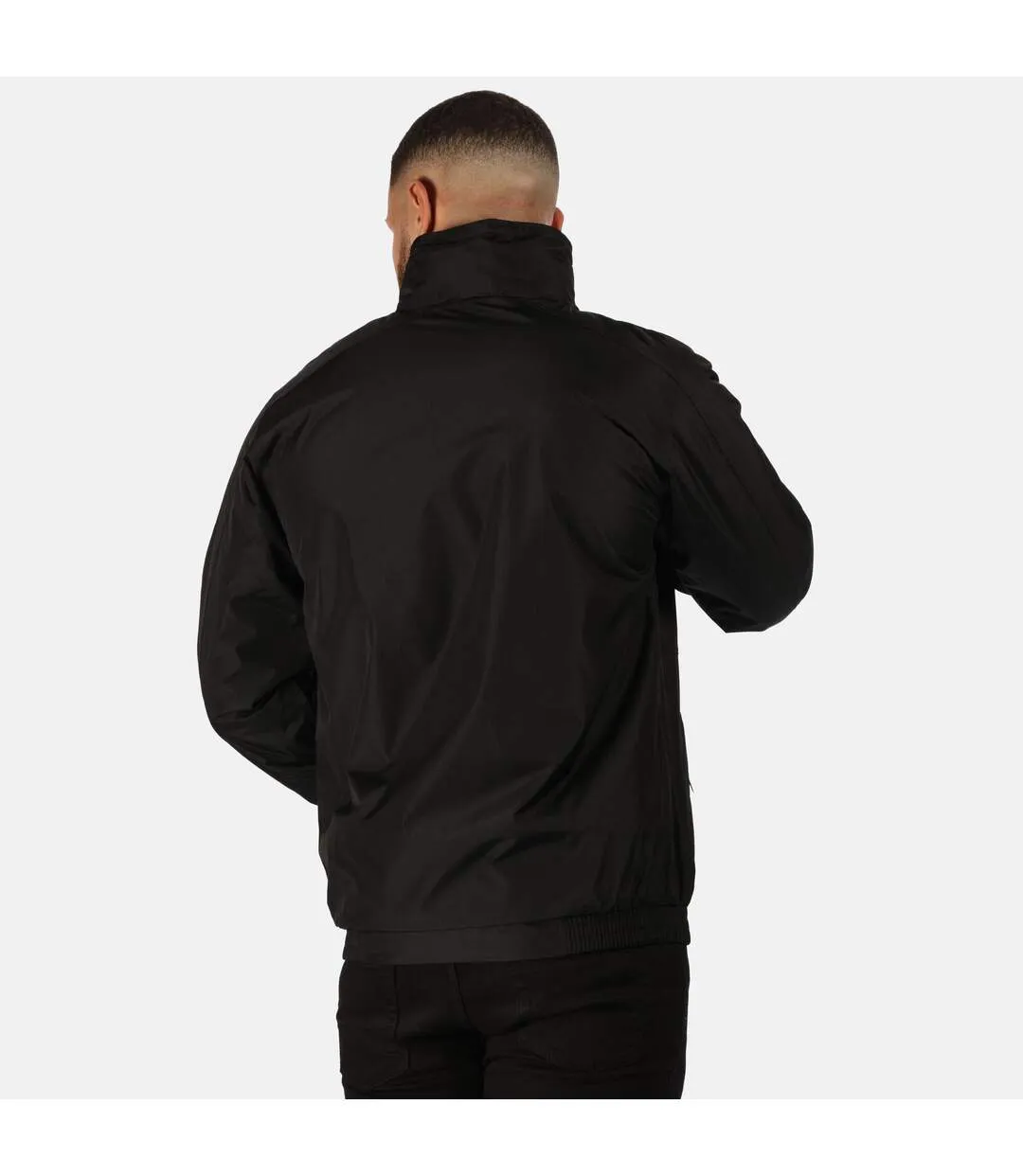 Dover Veste Coupe-vent Imperméable Homme Noir Gris Regatta-1