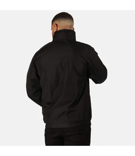 Dover Veste Coupe-vent Imperméable Homme Noir Gris Regatta