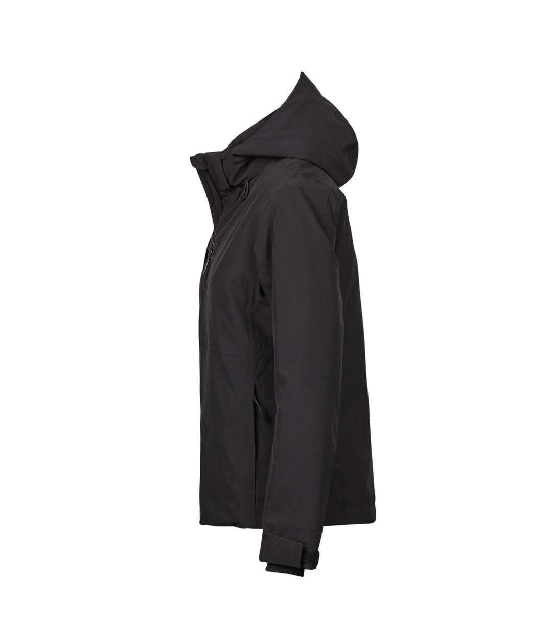 Womens/ladies All Weather Jacket Black Tee Jays-3