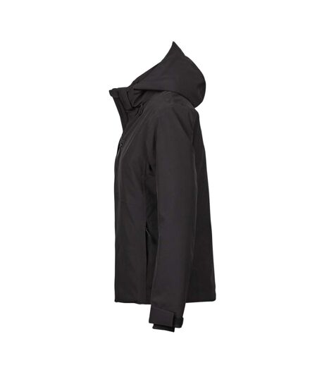 Womens/ladies All Weather Jacket Black Tee Jays