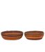 Lot de Coupelles Déco Tierra 41cm Marron-2