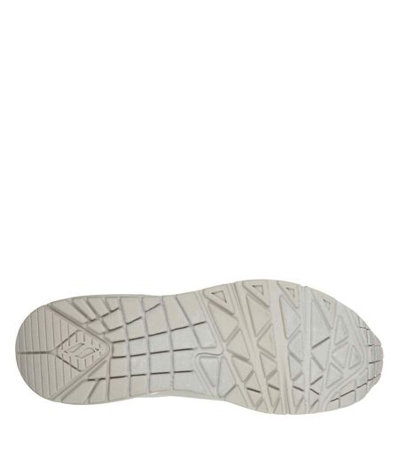 Skechers Womens/Ladies Uno Stand On Air Trainers (Off White) - UTFS7377