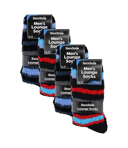 8 Pairs Mens Thick Cosy Bed Socks Non Slip Gripper Warm Winter Slipper Socks