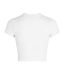 T-shirt Court Motif/style Logo Brodé Femme Écru Tommy Jeans-2