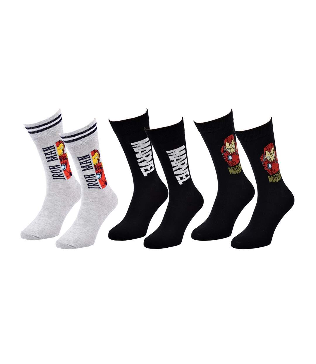Chaussettes Pack Homme MARVEL AVENGERS - Pack de 3-2