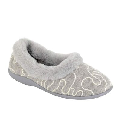 Chaussons deeta femme gris Sleepers