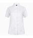 Henbury Womens/Ladies Short Sleeve Stretch Shirt (White) - UTRW6510