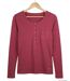 Tee-shirt MAYFLOWER CLOE1B manches longues : confort coton flammé et style authentique-2