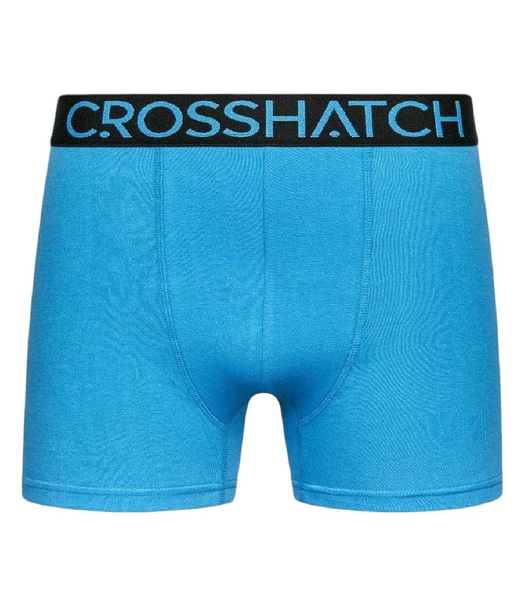 Lot De 3  Boxers Motif/style Logo Homme Bleu Sombre Crosshatch-4