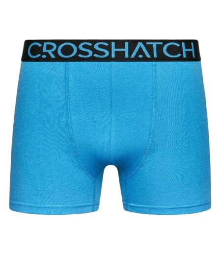 Lot De 3  Boxers Motif/style Logo Homme Bleu Sombre Crosshatch