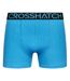 Lot De 3  Boxers Motif/style Logo Homme Bleu Sombre Crosshatch-4