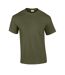T-shirt Adulte Vert Kaki Gildan-2