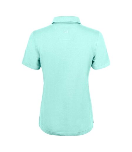 Womens/ladies Advantage Polo Shirt Light Turquoise Cutter & Buck