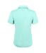 Womens/ladies Advantage Polo Shirt Light Turquoise Cutter & Buck-2