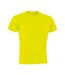 T-shirt impact aircool homme jaune fluo Spiro Spiro