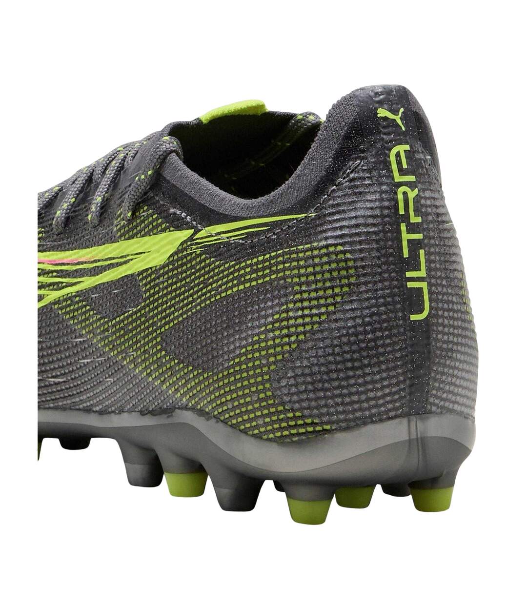 Mens Ultra 5 Pro Firm Ground Football Boots Matted Silver Puma-2