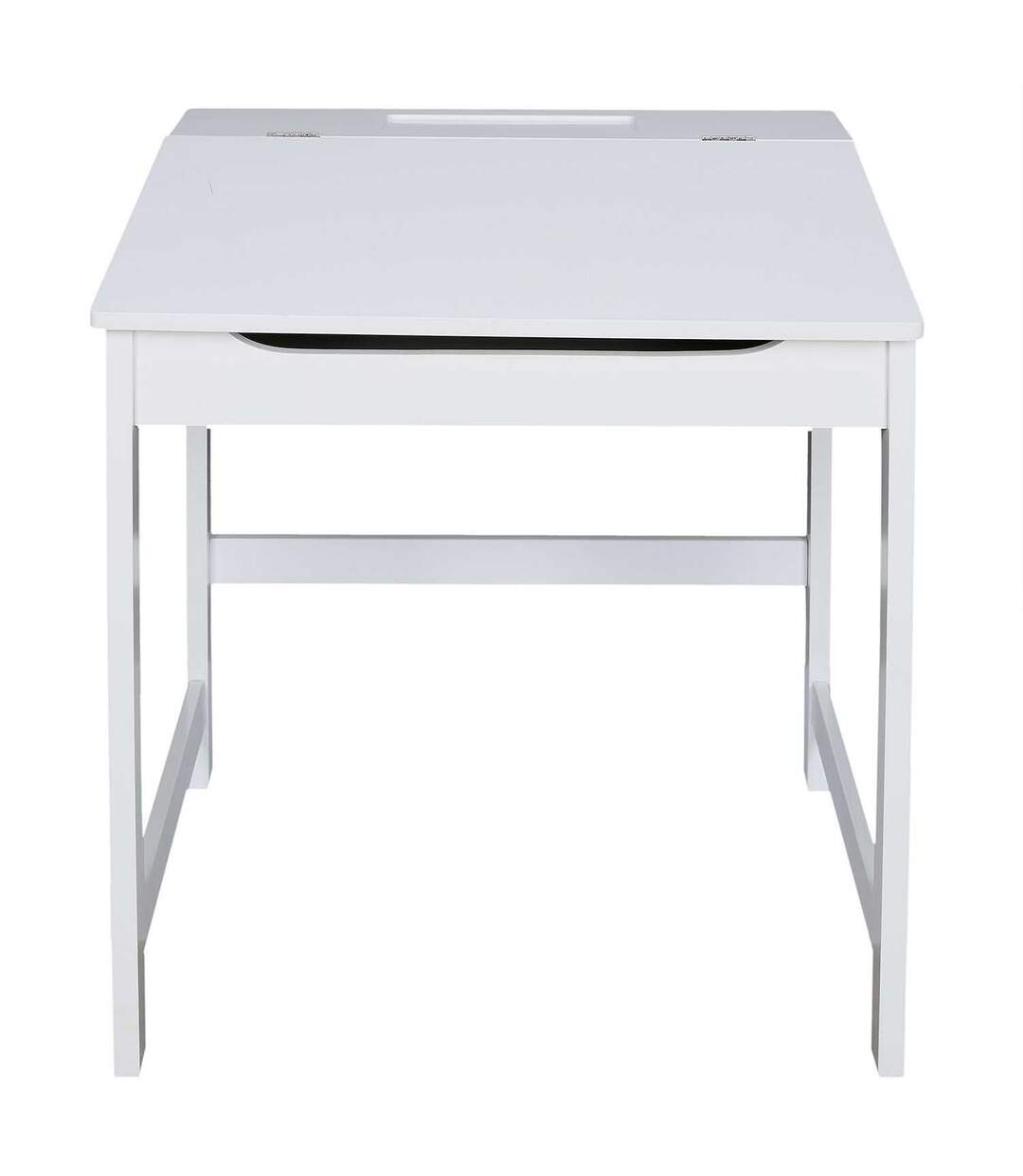 Bureau pupitre pour enfant en MDF - Blanc-4
