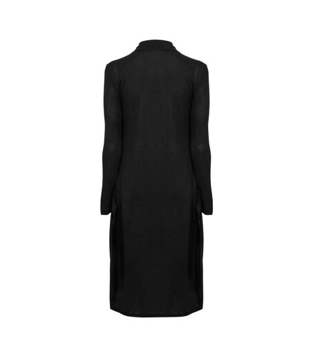 Robe Chemise Motif/style Uni Femme Noir Diesel